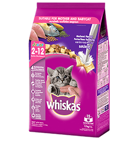 WHISKAS® kitten dry product range image