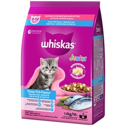 WHISKAS® Junior Ocean Fish Dry Cat Food image
